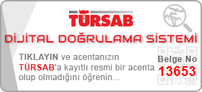 TÜRSAB Dijital Doğrulama Sistemi - Belge No: 13653